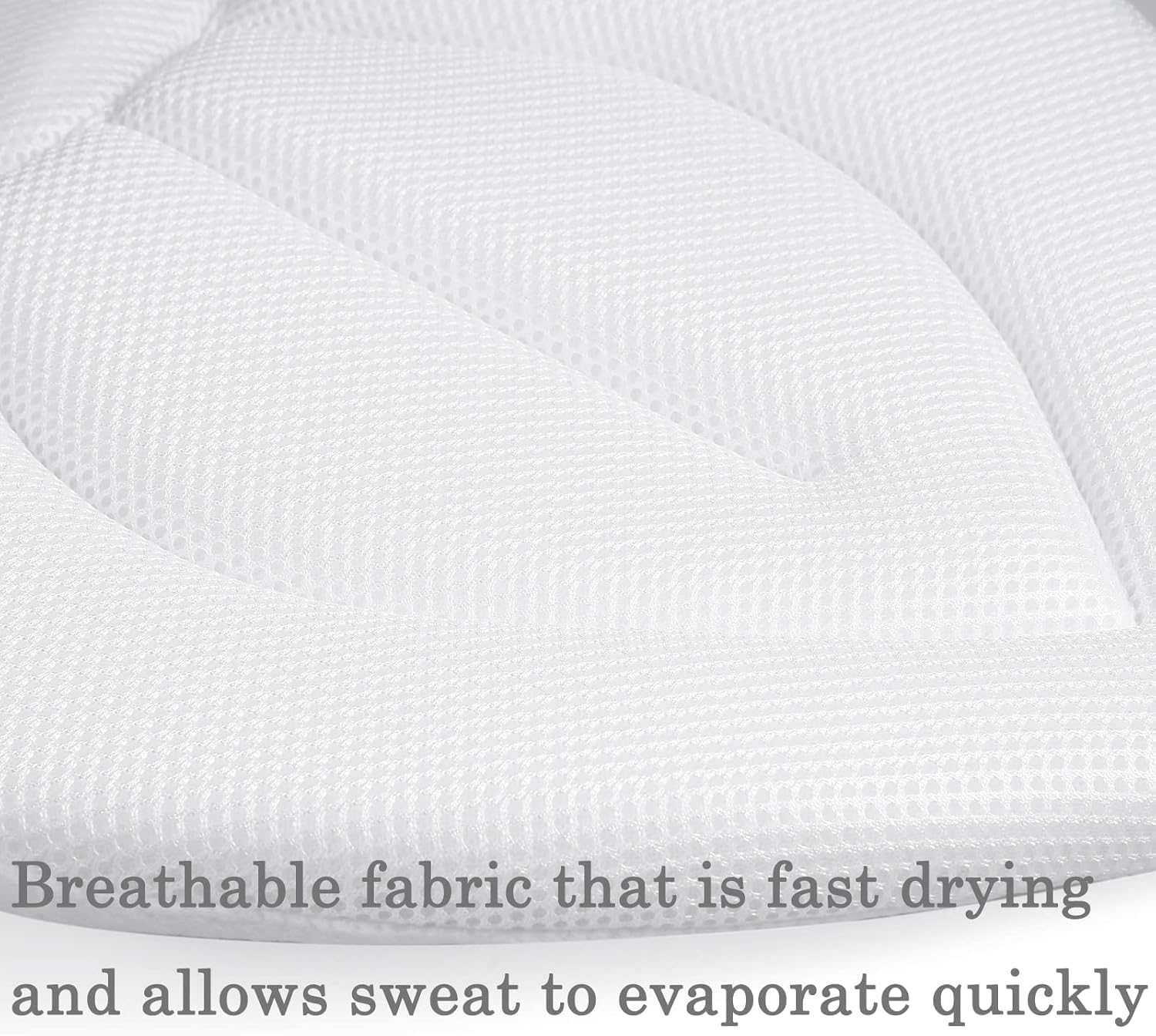 PandaEar Non-slip Bottom helps keep babies secure during bath time.