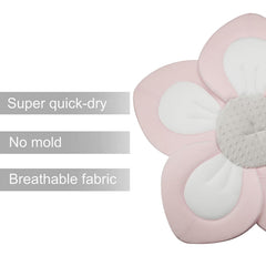 PandaEar bath pad features a non-slip bottom to keep babies secure.