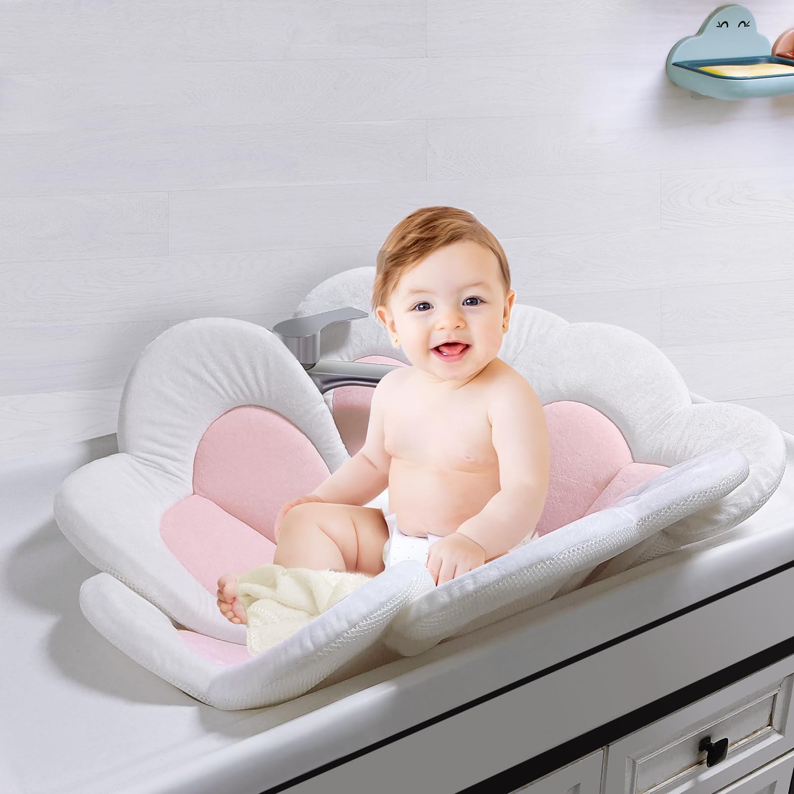 PandaEar washable cover keeps bath time clean and simple