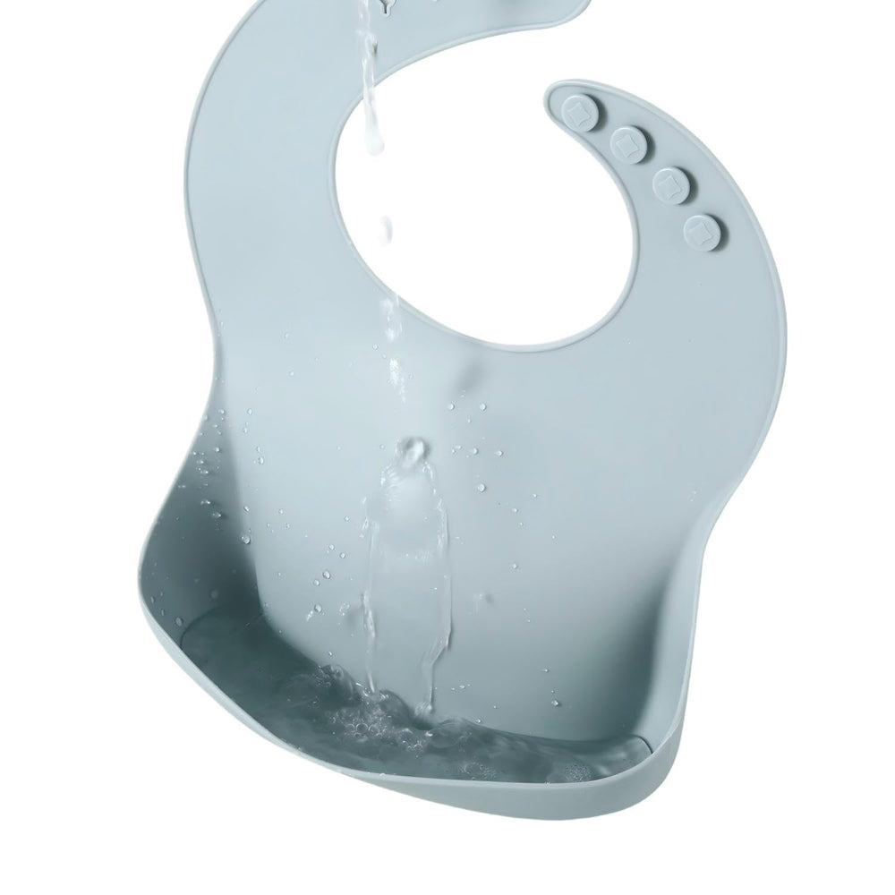 PandaEar three-pack bibs ideal for home, daycare, and travel.
