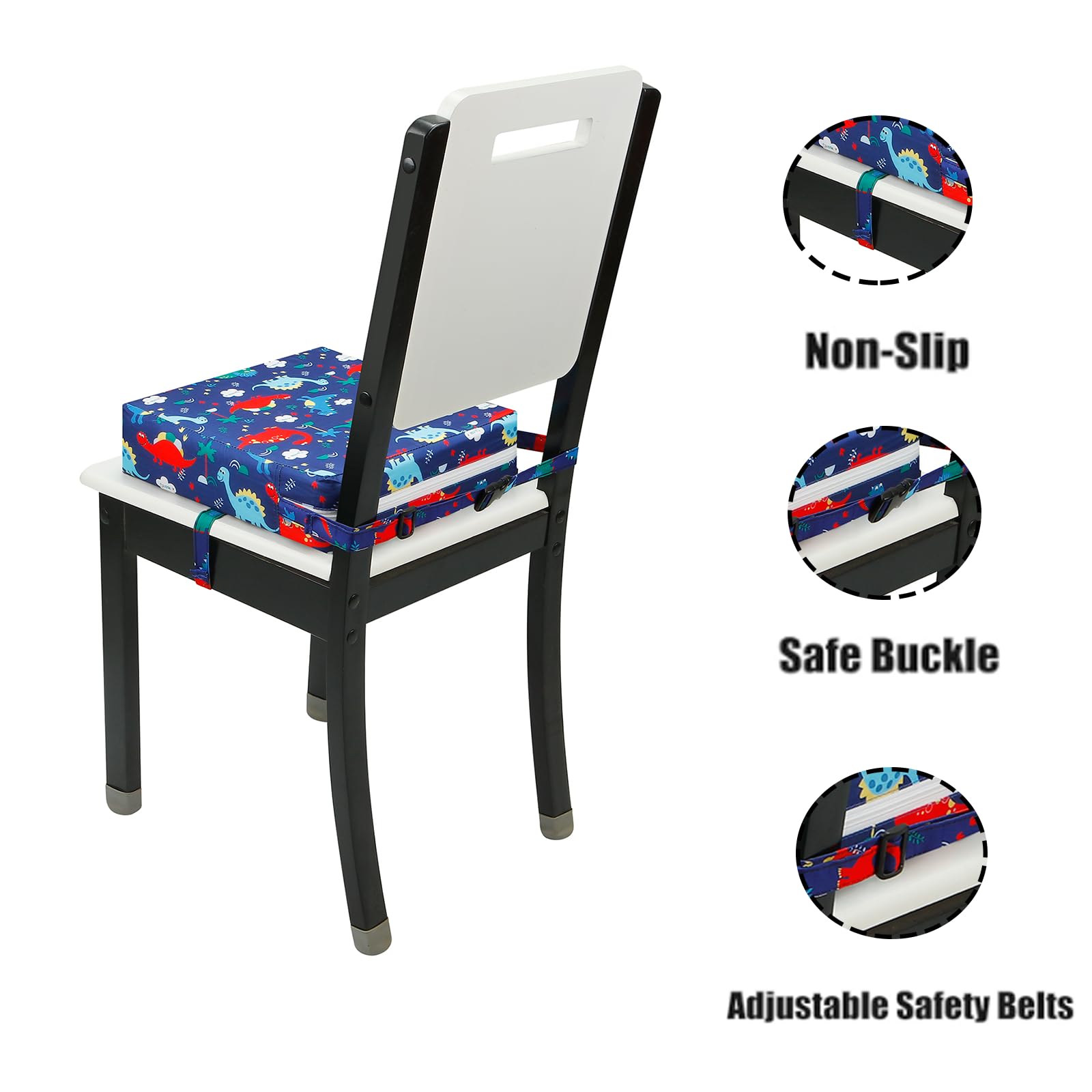 PandaEar booster seat is lightweight and portable for home, travel, and dining out.
