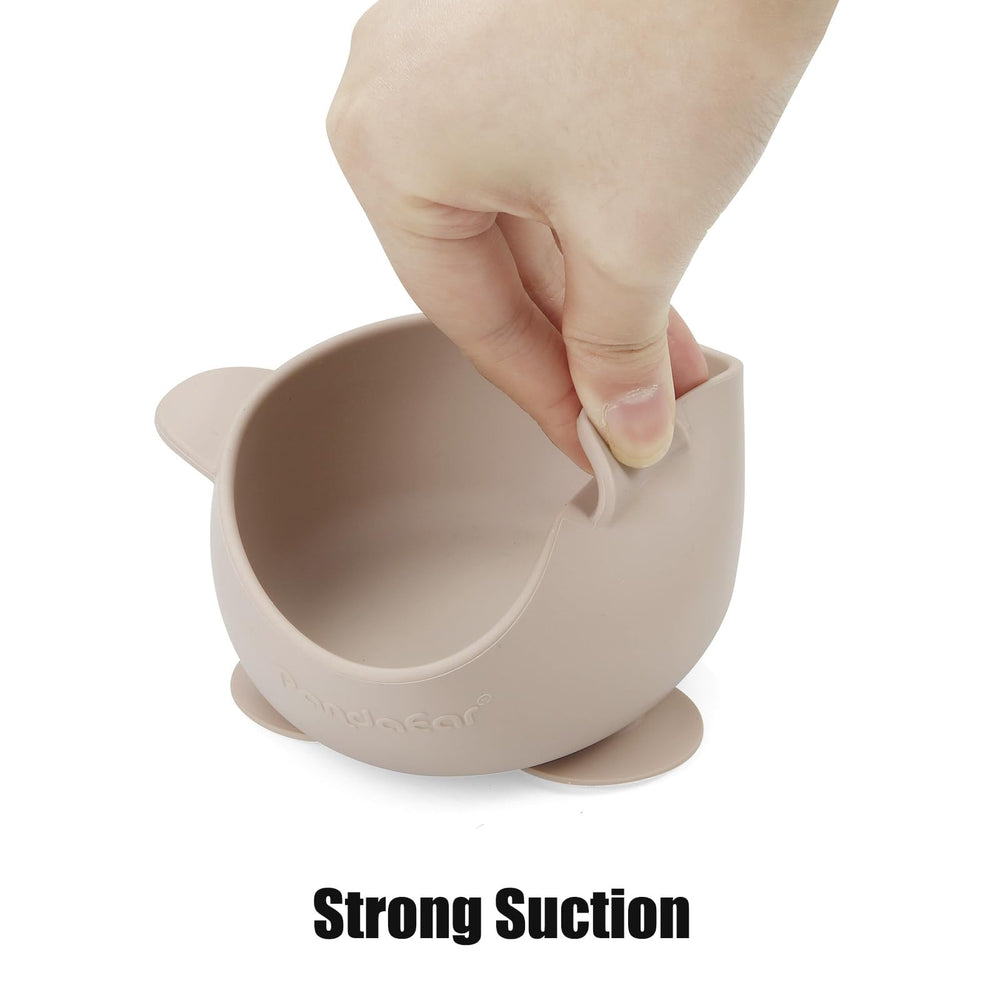 PandaEar dishwasher-safe silicone bowls simplify cleanup after meals