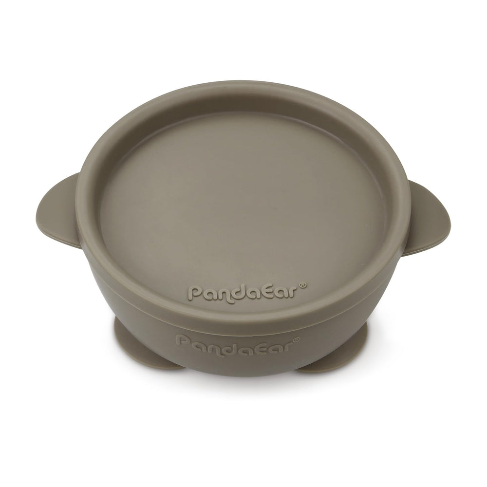 PandaEar spill-proof rim keeps meals tidy during busy mornings.