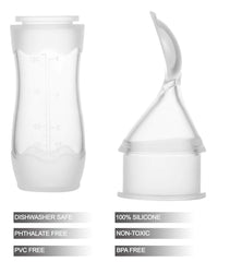 PandaEar easy-clean silicone spoon simplifies cleaning after meals