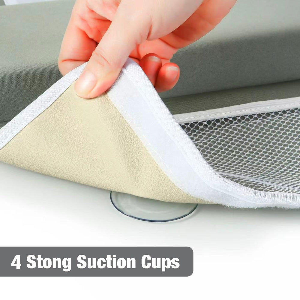 PandaEar foldable foam mat grey offers compact storage after use.