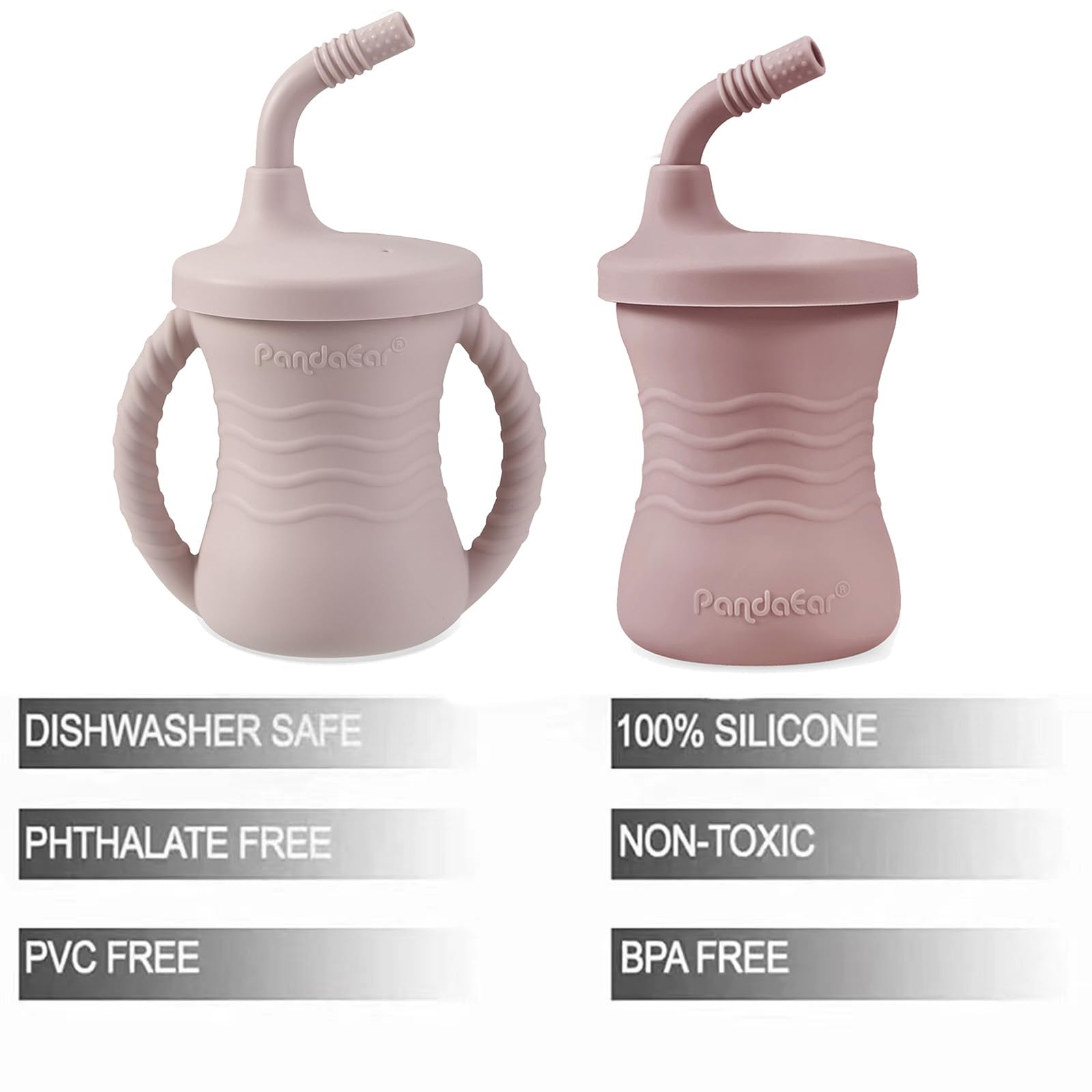 PandaEar heat-resistant cup suitable for cold, warm, or hot drinks.
