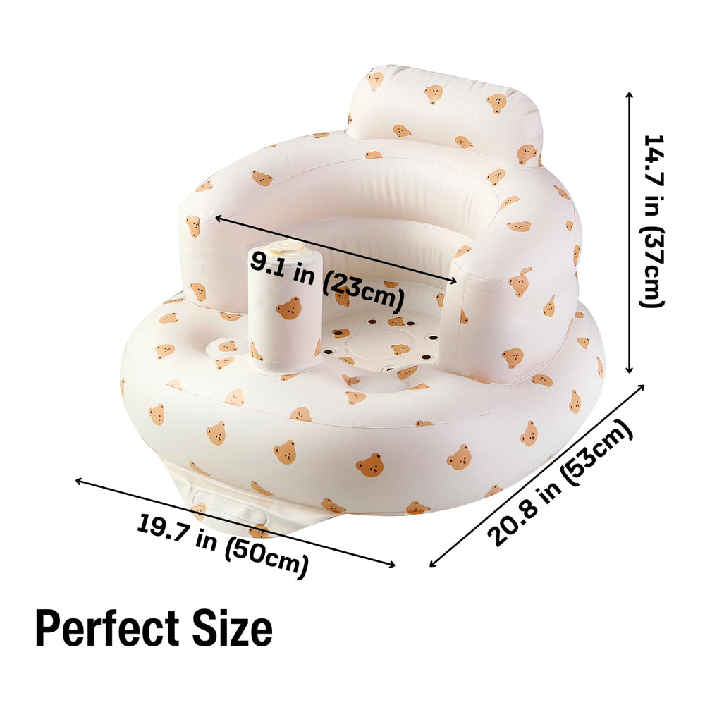 PandaEar seat deflates quickly for travel and compact storage.