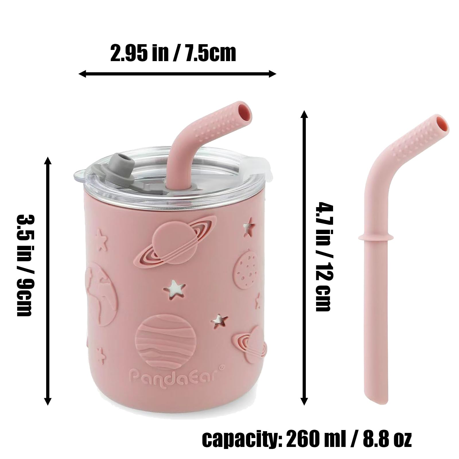 PandaEar leak-resistant cup lid designed for secure drinking