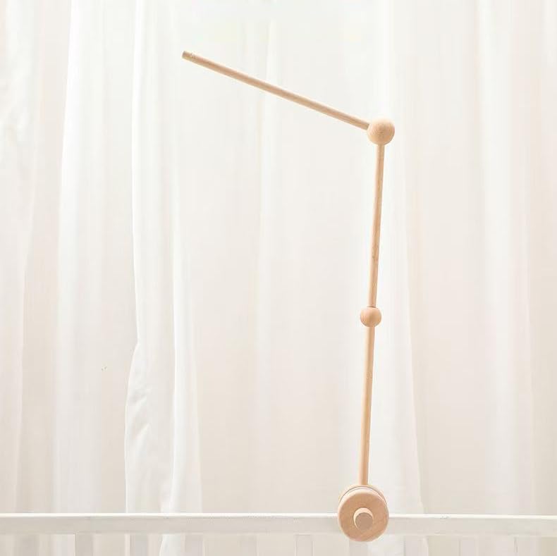 Supports up to 5 lbs for most crib mobiles.
