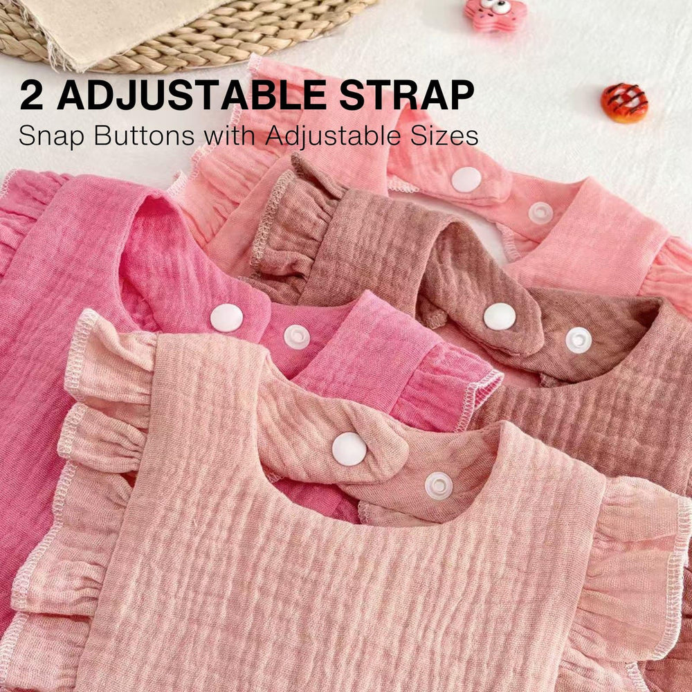 PandaEar bib showcases soft solid colors to match outfits.