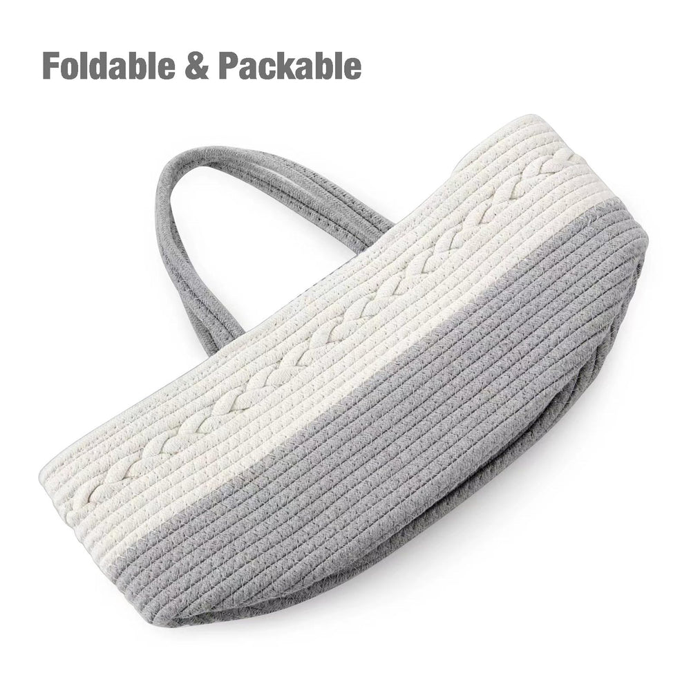 Pandarear nursery storage basket helps tidy baby items.