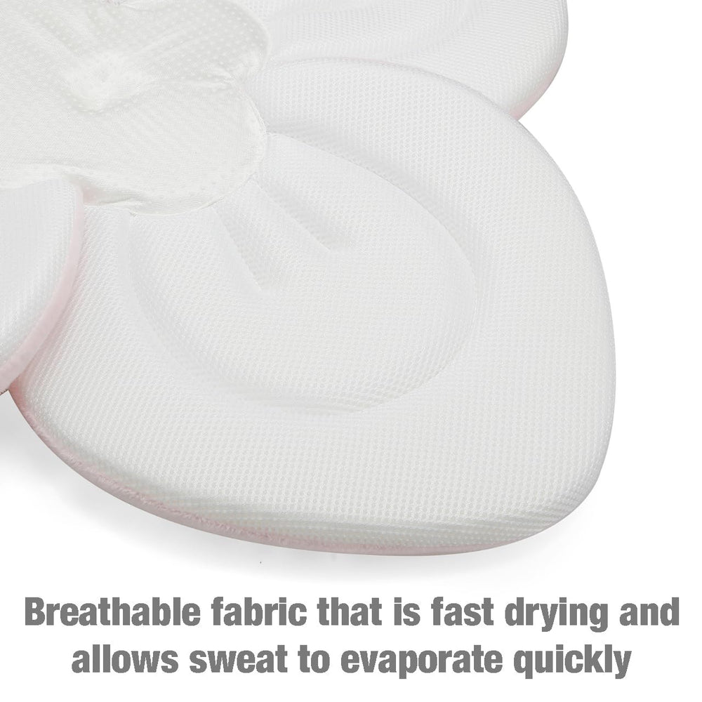 PandaEar plush polyester cover and foam interior for cushioned support.