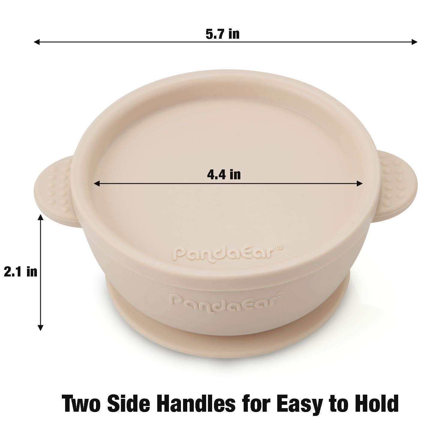 PandaEar silicone lids leakproof for leftovers and on-the-go meals