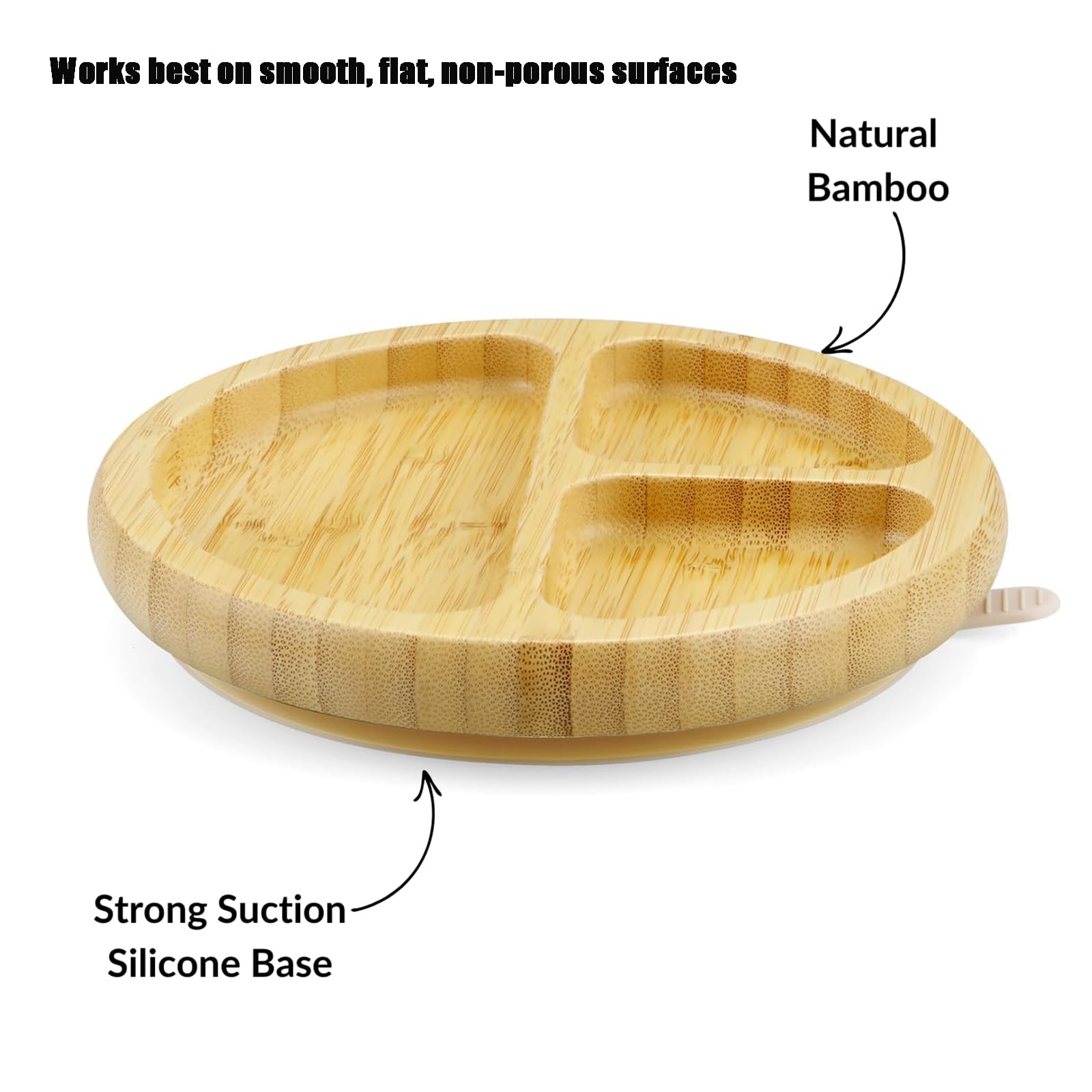 PandaEar silicone spoons soft on gums and easy for little hands to grip.