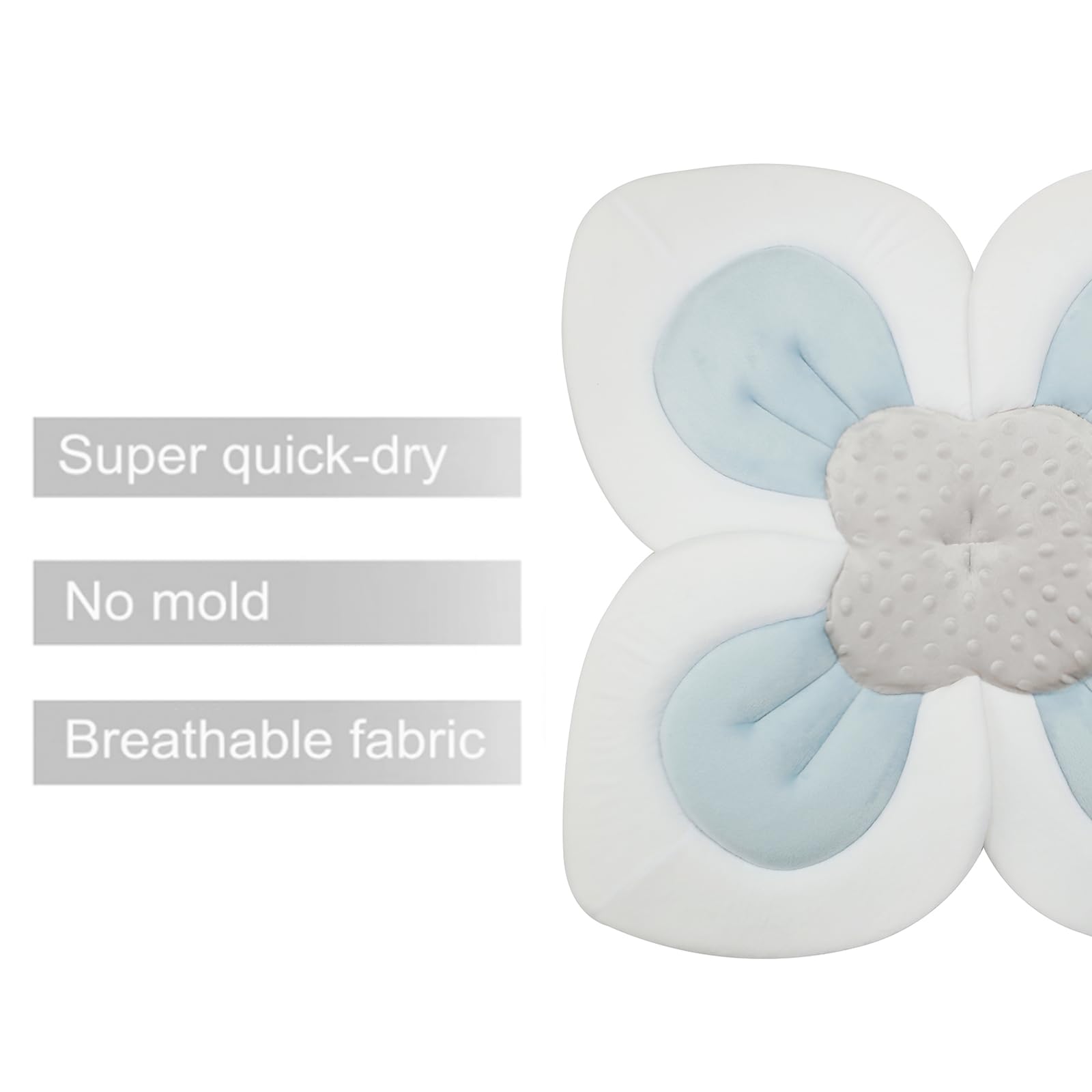 PandaEar Sink Bath Seat features ergonomic design to help calm bath time for baby and caregiver.