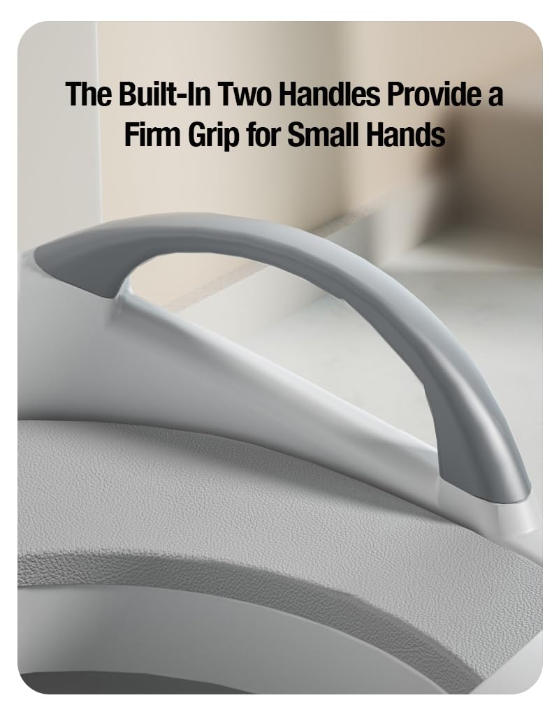 PandaEar splash guard prevents spills during potty time.