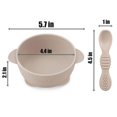 PandaEar soft-tip spoons gentle on babies' gums during self-feeding