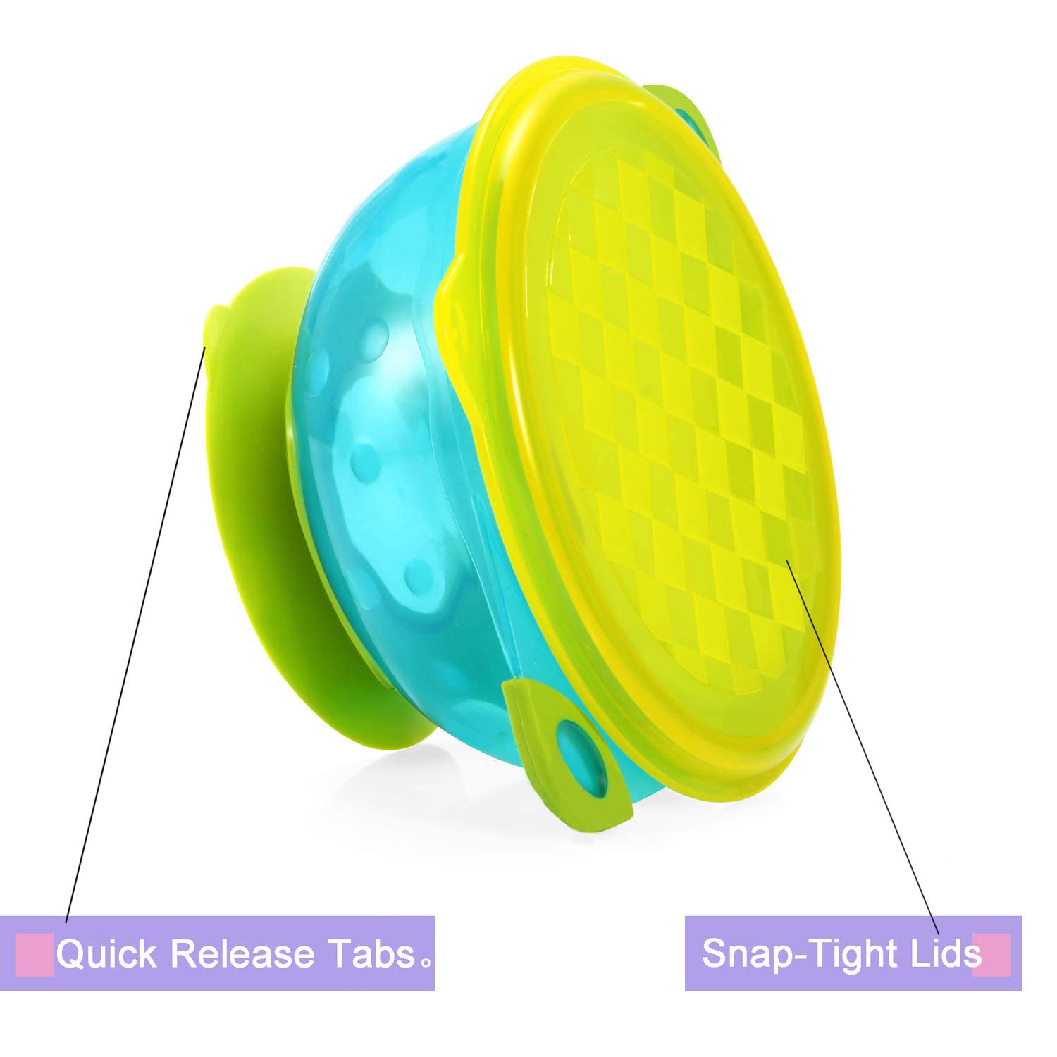PandaEar stackable bowls save space and organize leftovers neatly.