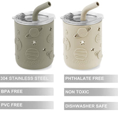 PandaEar stainless steel interior keeps drinks fresh and rust-free.