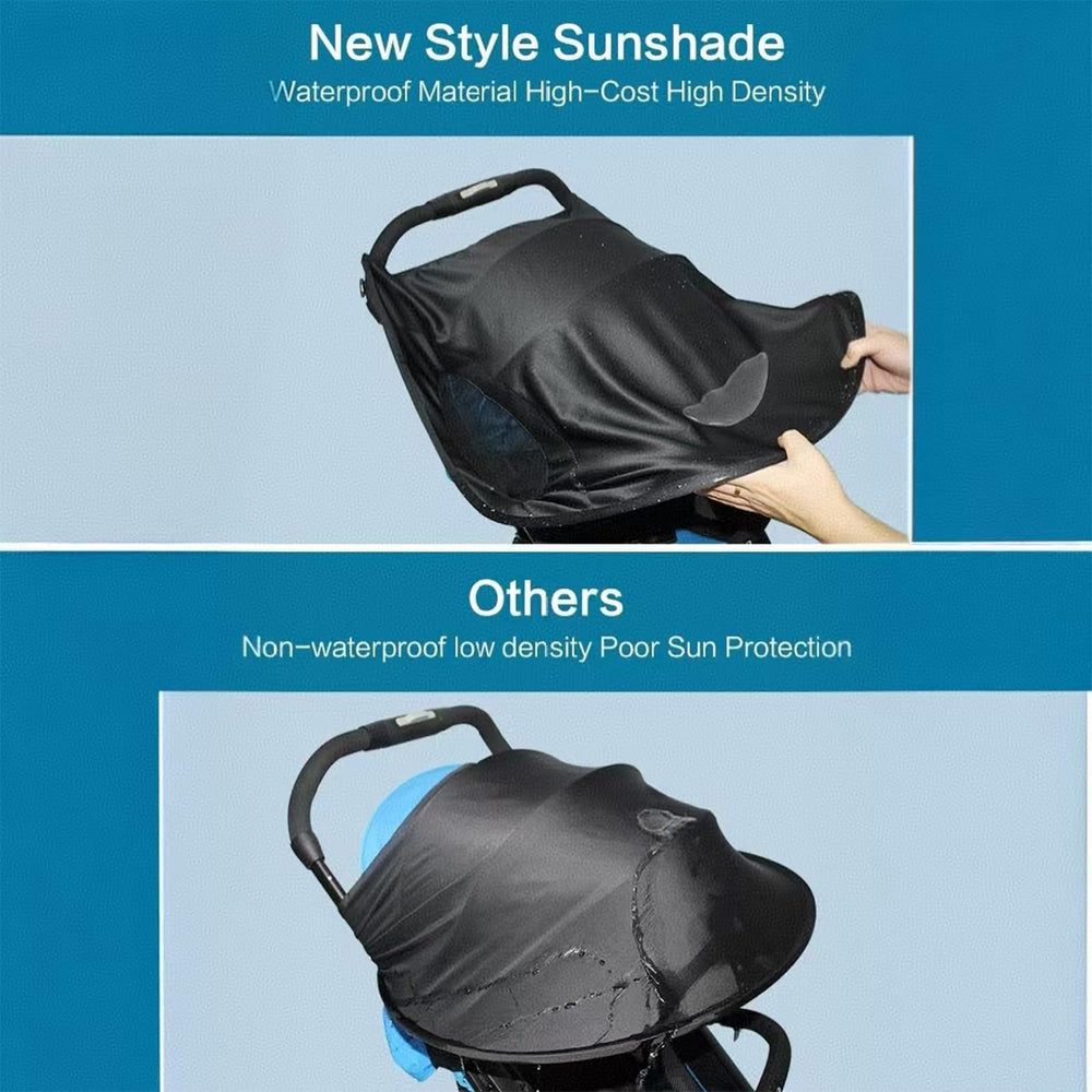PandaEar universal-fit sun shade attached to most strollers