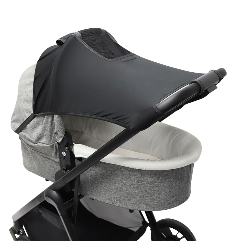 PandaEar universal stroller sun shade cover providing full UV protection outdoors