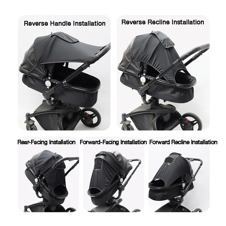 PandaEar windproof design keeps shade secure on breezy walks