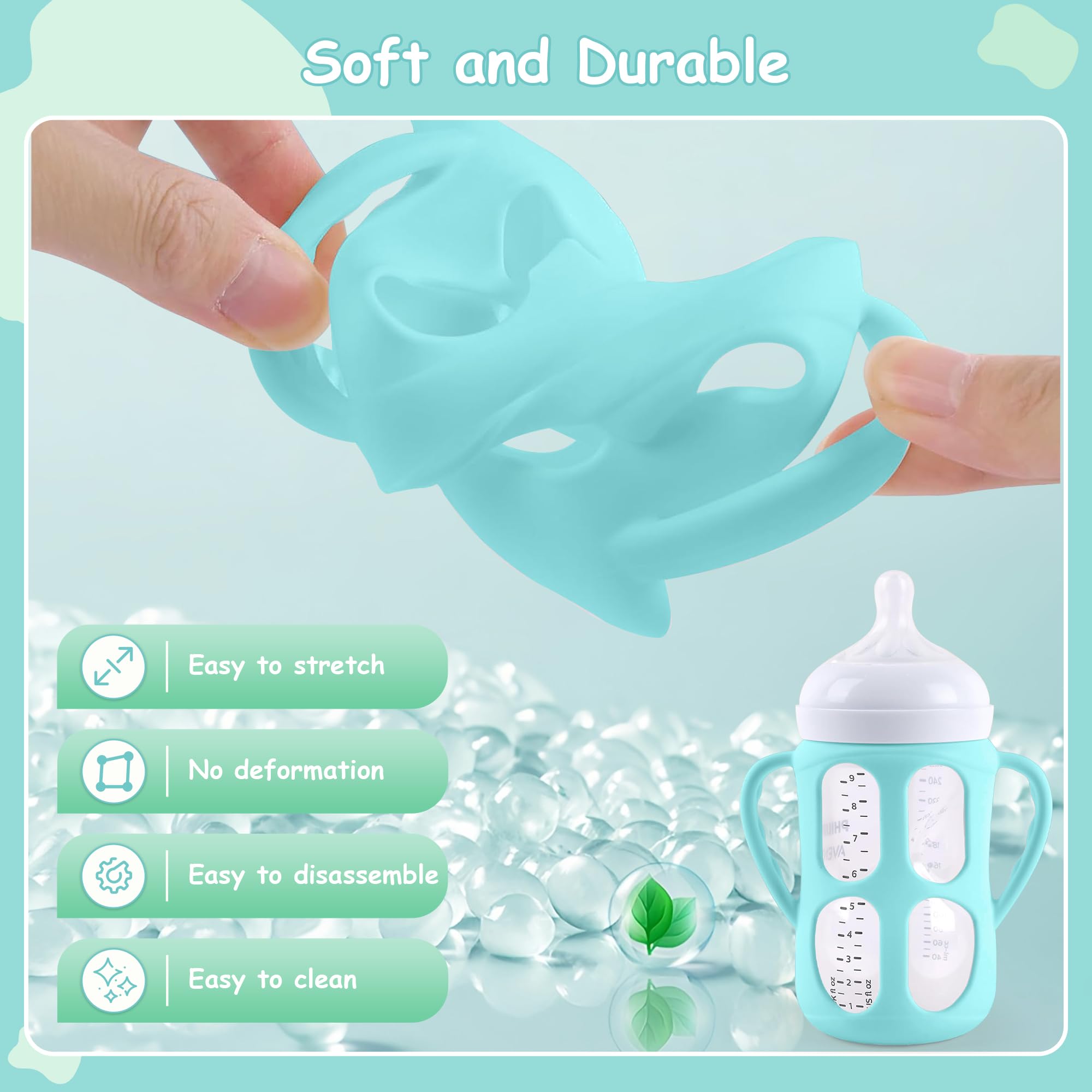 Non-toxic, BPA-free material supports safe daily bottle handling.