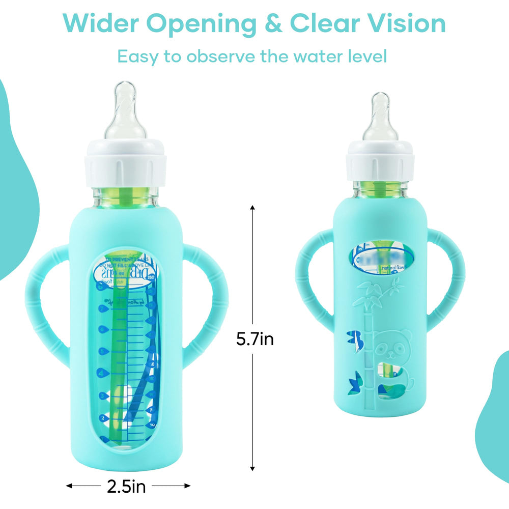 Insulating PANIMOSI sleeve helps retain warmth during feeding moments.