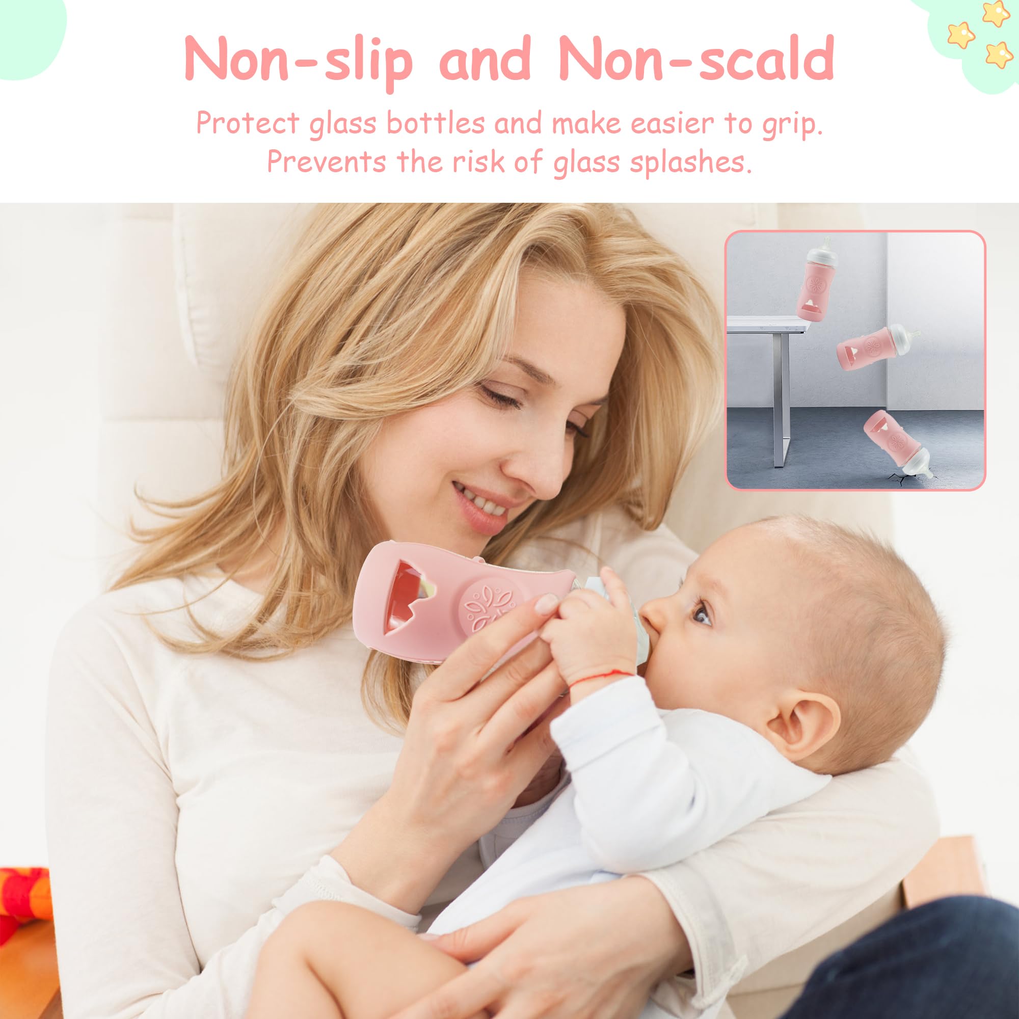 PANIMOSI sleeve offers insulation to keep milk warmer for longer