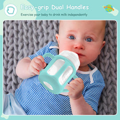 PANIMOSI sleeve with handles for Philips Avent anti-colic 4oz bottle aids self-feeding