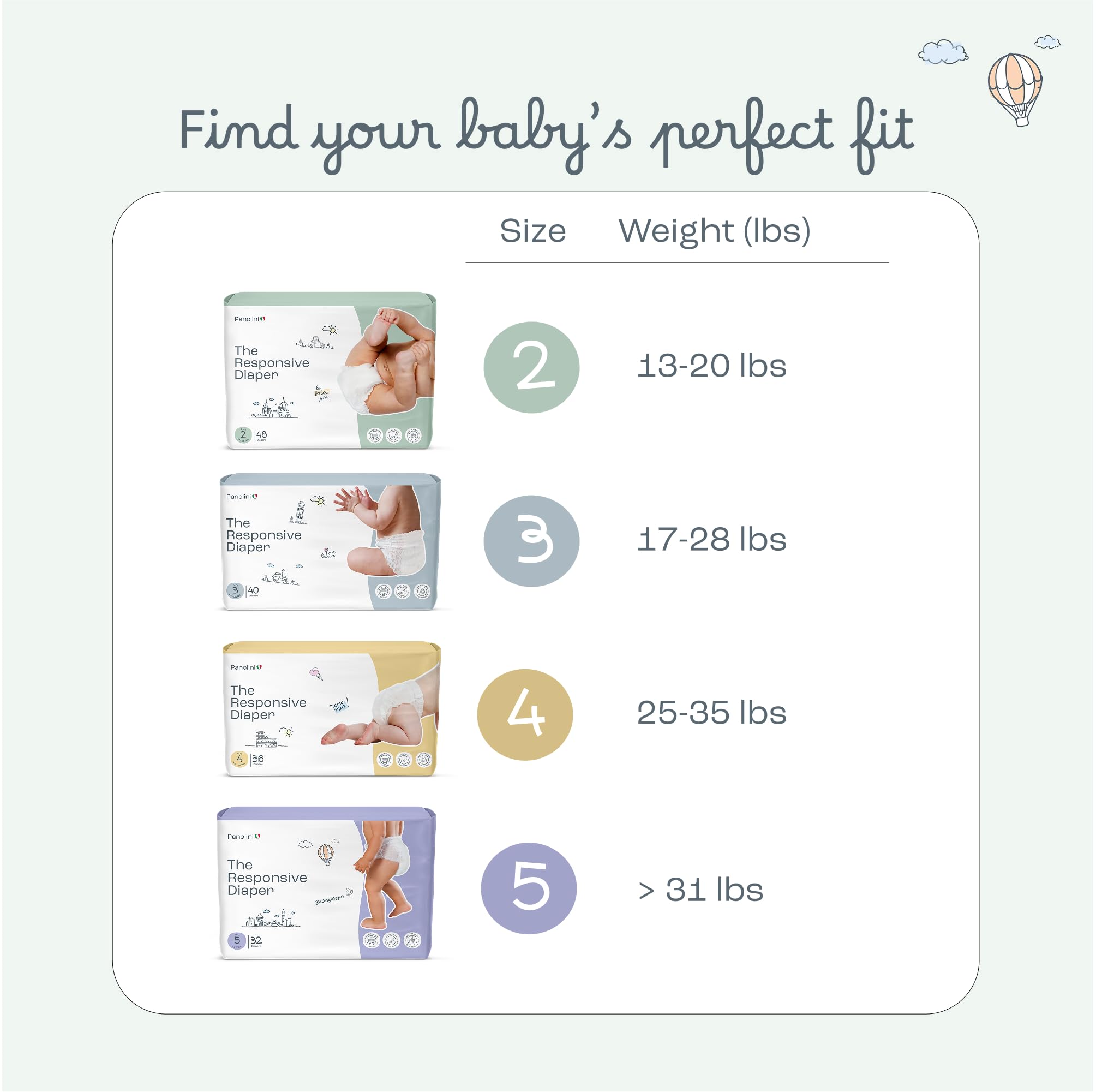 Panolini diaper fits easily under outfits for everyday wear.