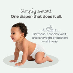 Panolini unscented hypoallergenic diaper suits sensitive skin.