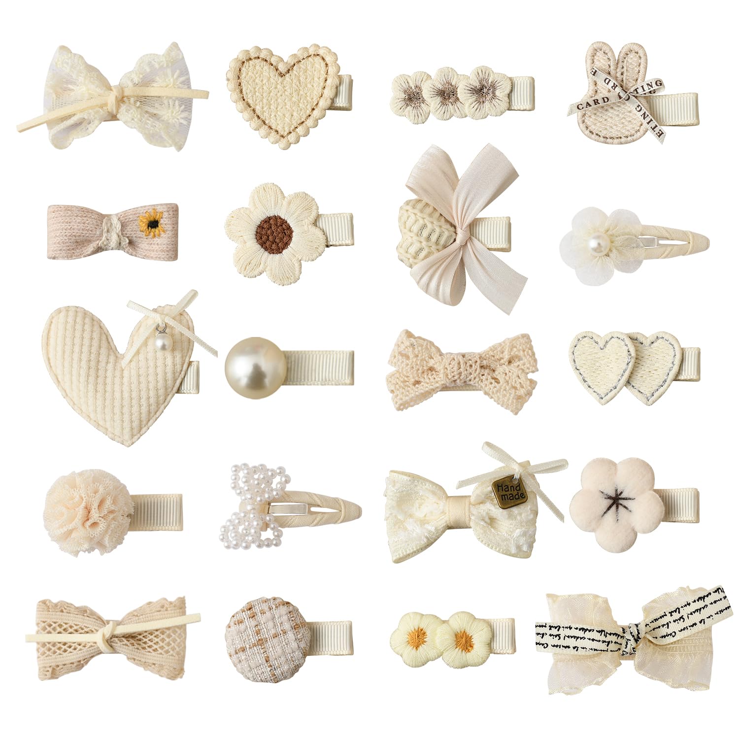 panpinmama toddler hair clips 2-4 inch fully lined for gentle secure hold.