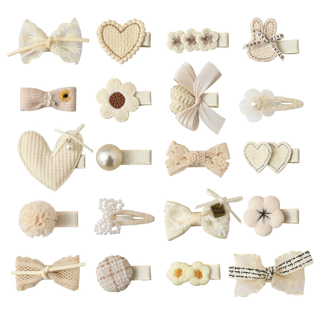 panpinmama toddler hair clips 2-4 inch fully lined for gentle secure hold.