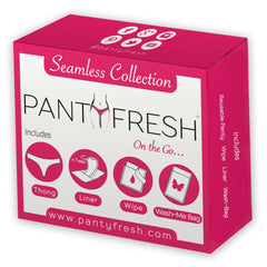 Panty Fresh seamless underwear shown for on-the-go comfort and quick wearability.