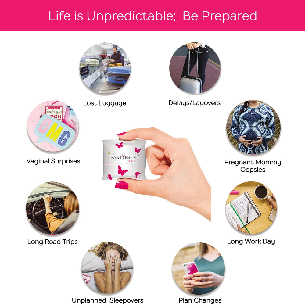 Panty Fresh travel essentials pack ideal for hiking and camps.
