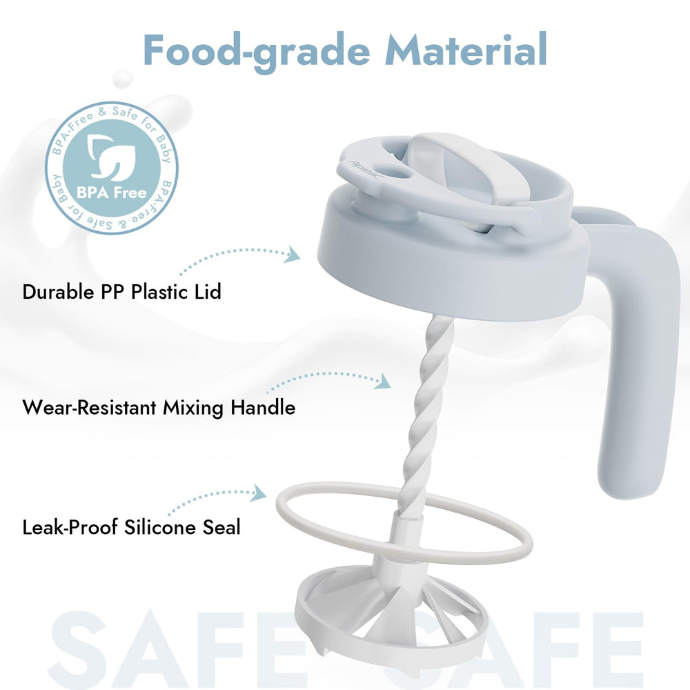 Papablic 360-degree sealing ring detail helps lock in freshness and reduce drips.