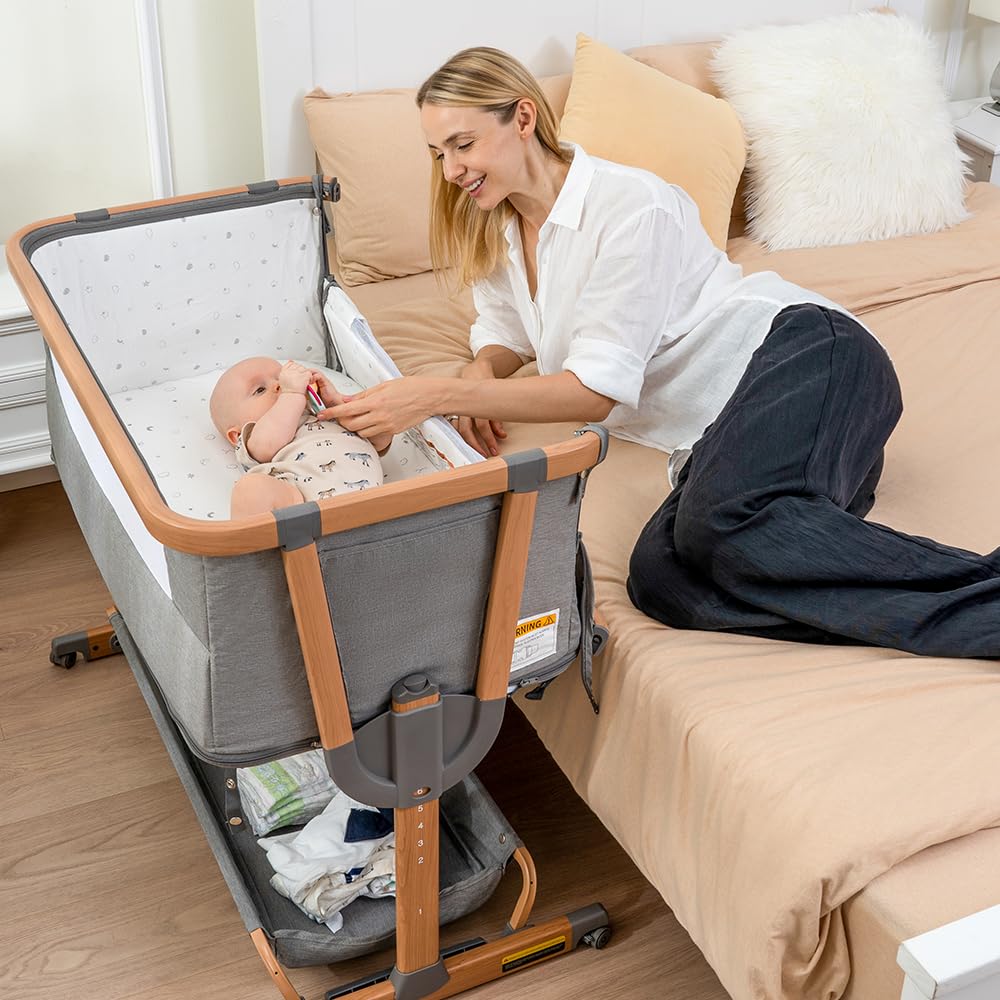 Papablic 4-in-1 bassinet easy assembly in minutes