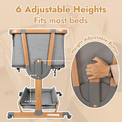 Papablic 4-in-1 bassinet playard conversion for growth