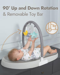 Papablic changing pad with non-slip base for stable changes