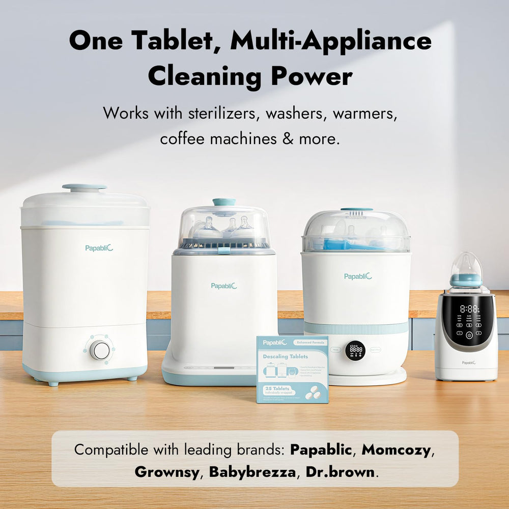 Papablic descaling tablets use natural citric acid for safe cleaning