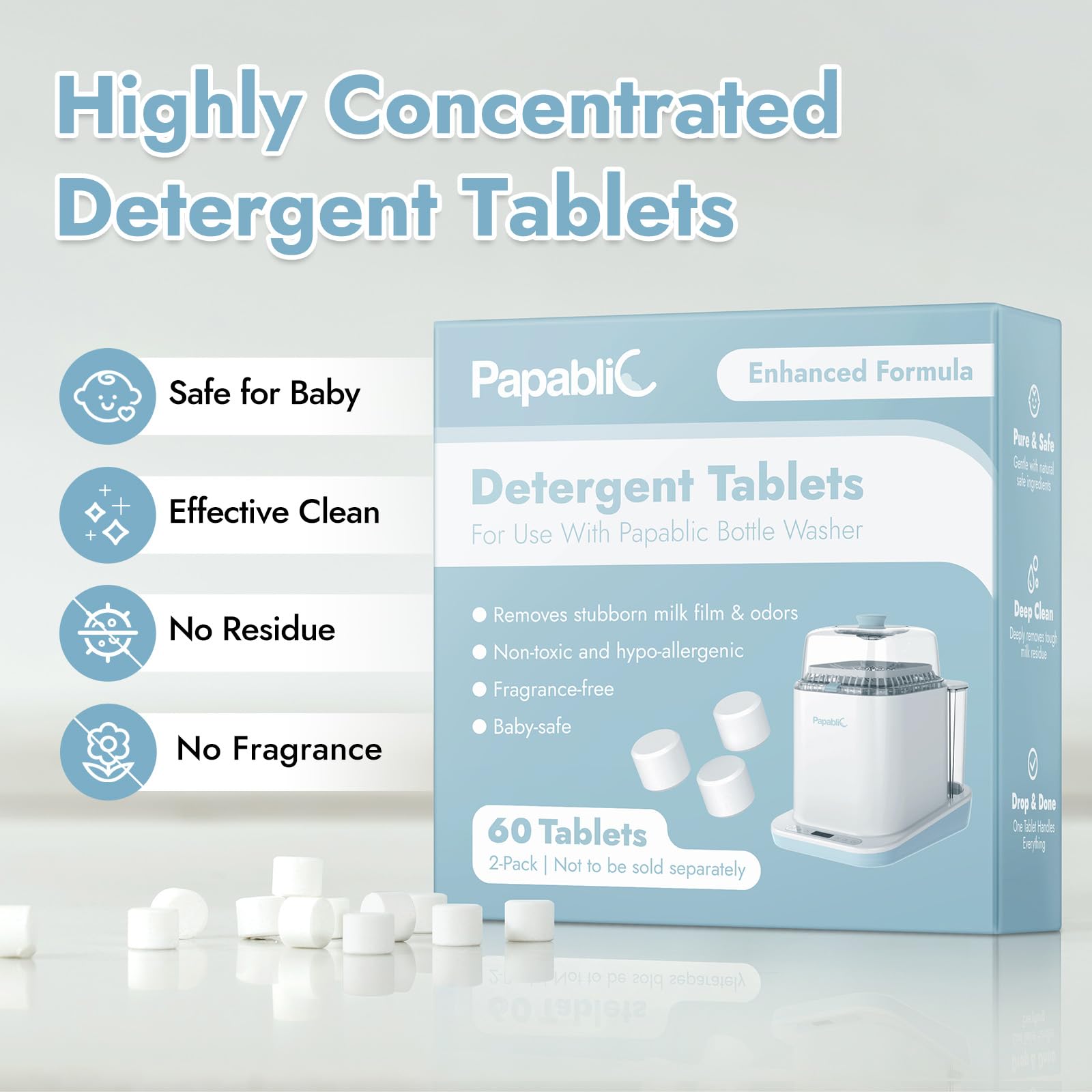 Papablic two-packs shown for convenient on-the-go cleaning.