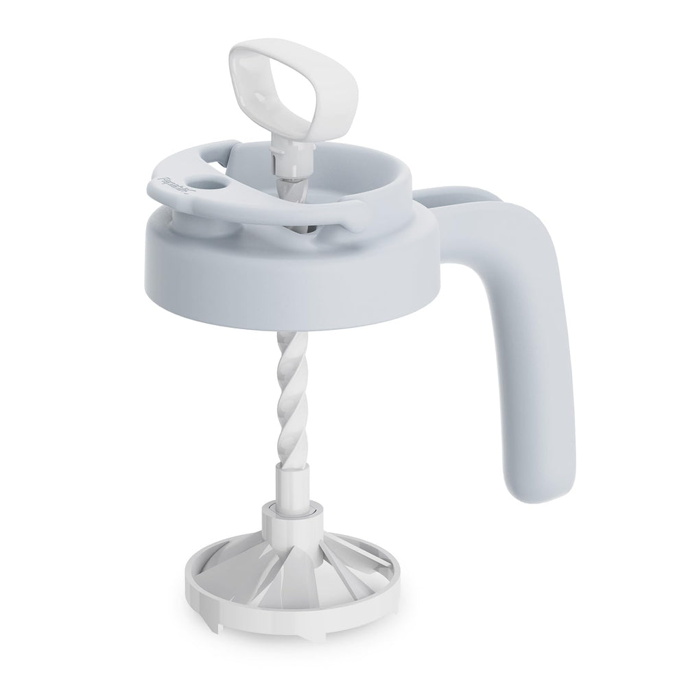 Papablic dishwasher-safe parts illustration showing easy cleaning without hidden milk residue.