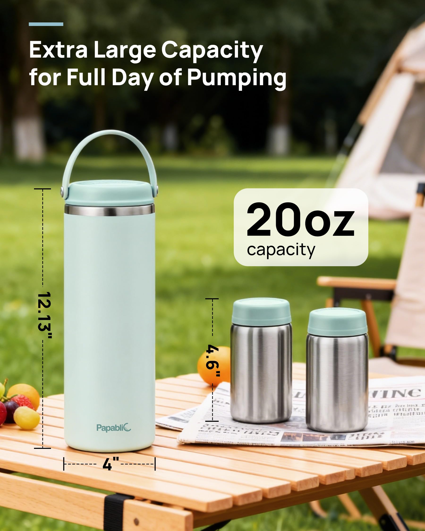 Papablic dishwasher-safe containers simplify cleaning and reuse.