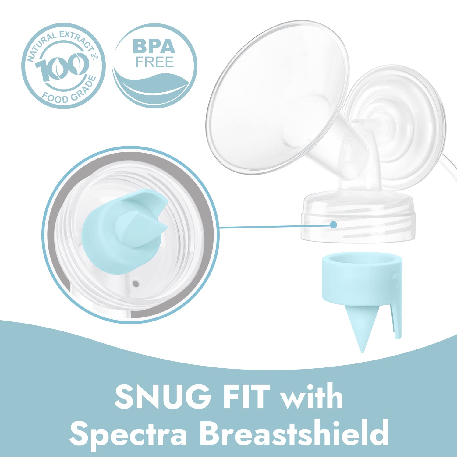 Papablic duckbill valve with grab-pull tab enables quick, tool-free replacement.