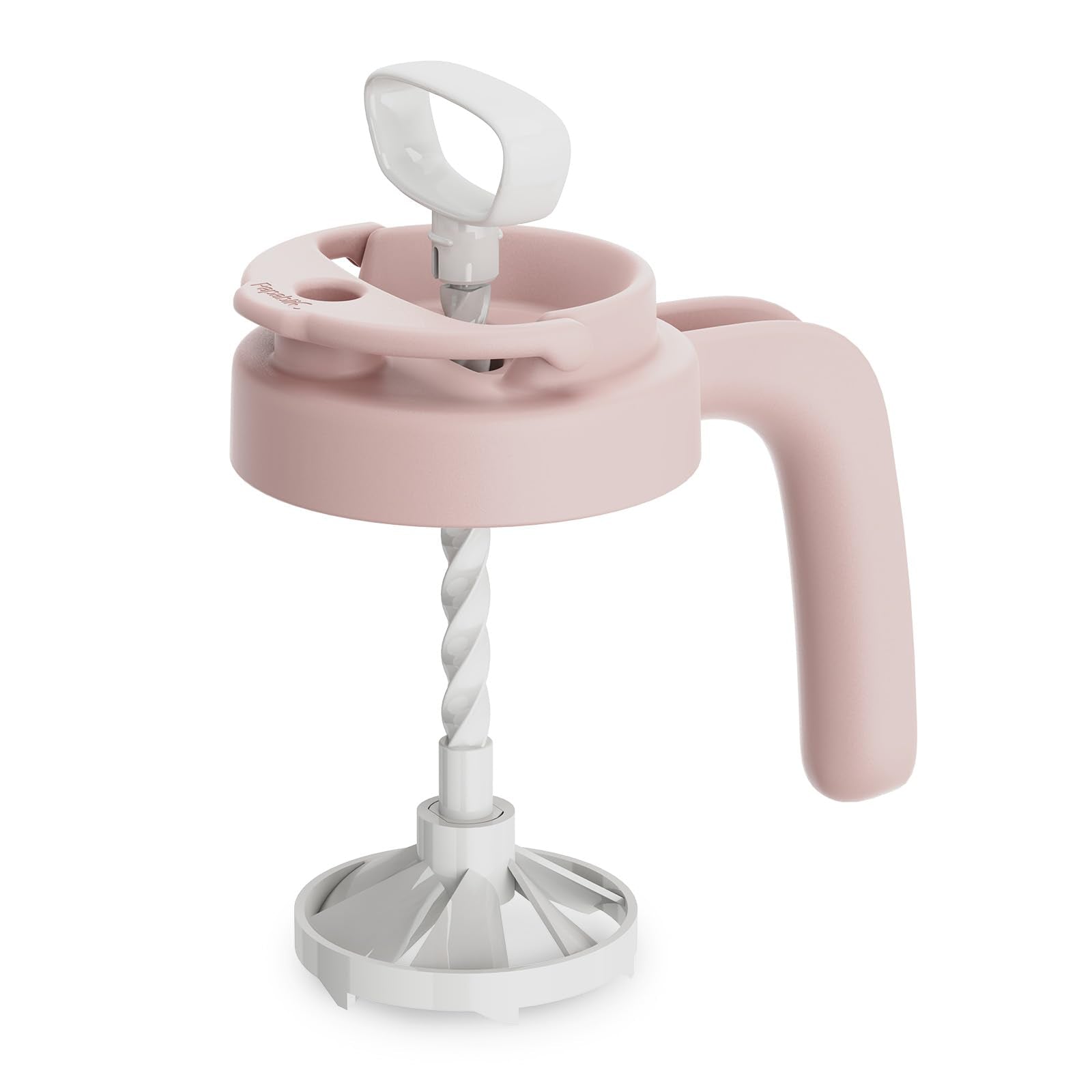 Papablic pink lid adds color while simplifying formula prep