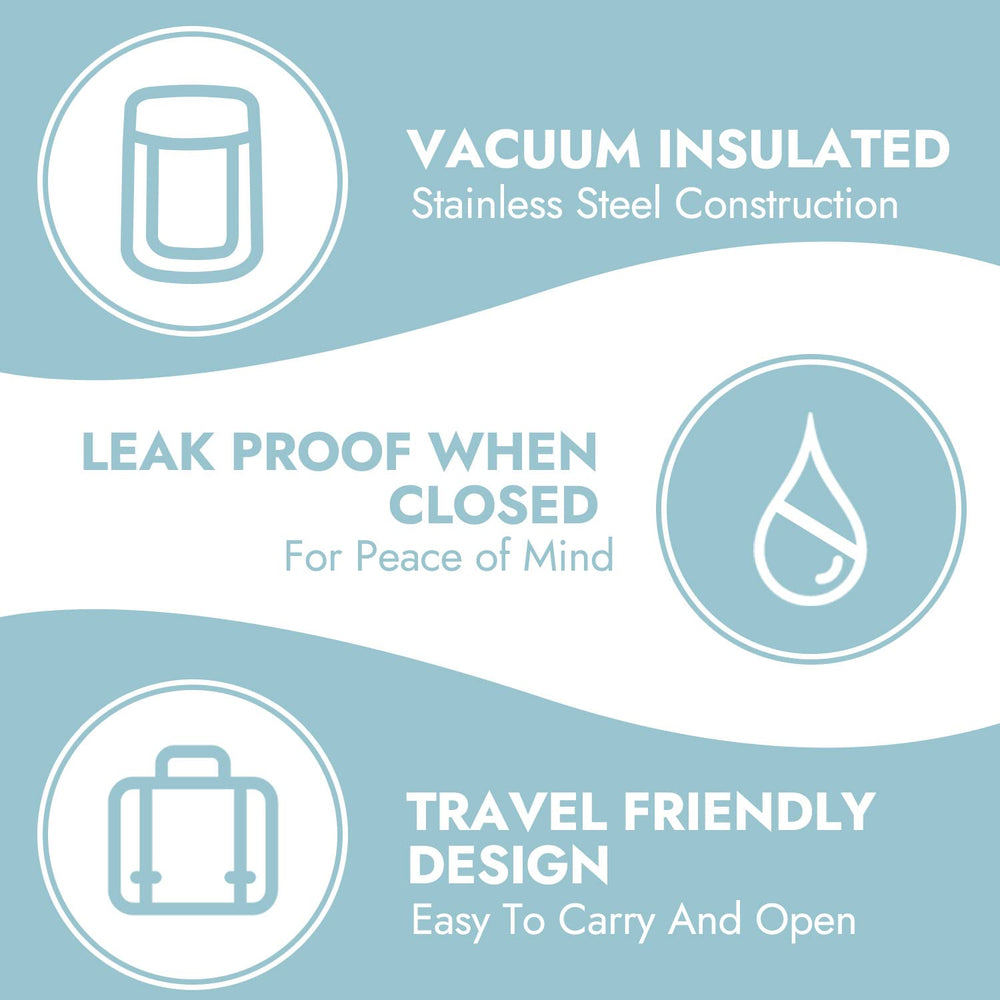 Double-wall insulation keeps water hot for longer outings with Papablic