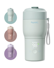 Papablic Pro Bottle Warmer front view shows travel-friendly compact design.