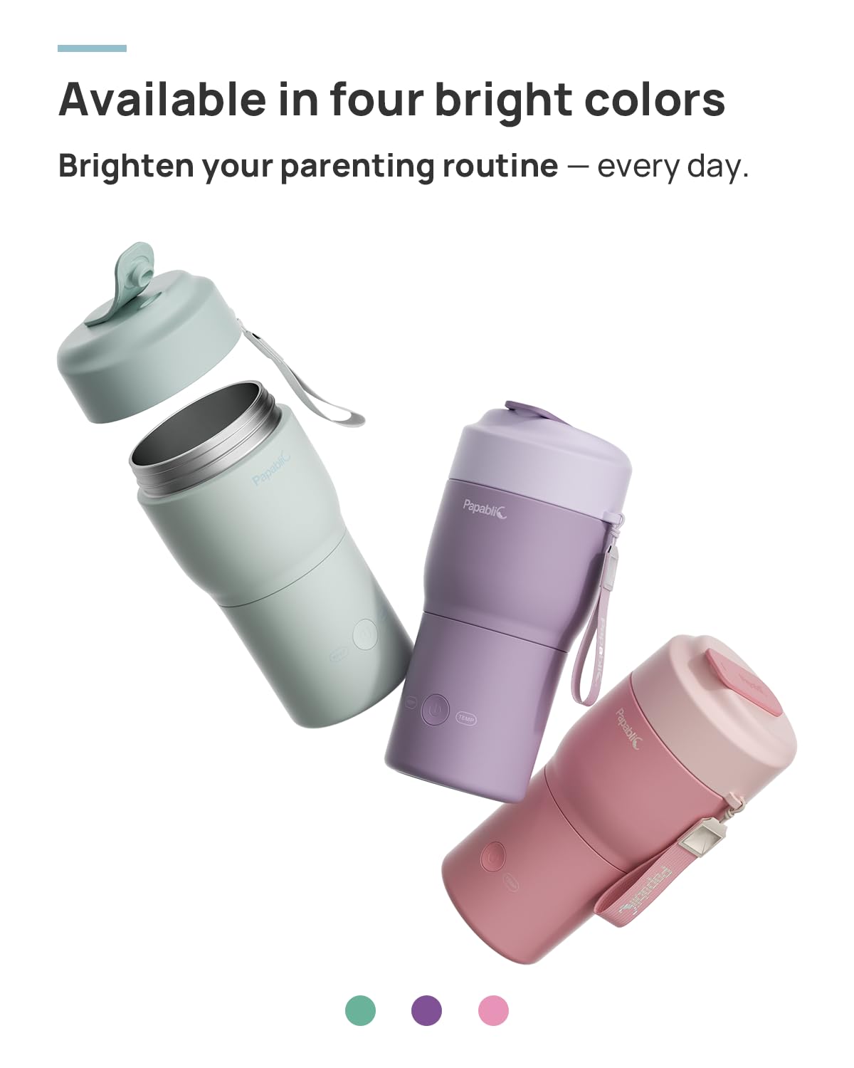 Papablic Pro four-ounce milk heating delivers quick warming times