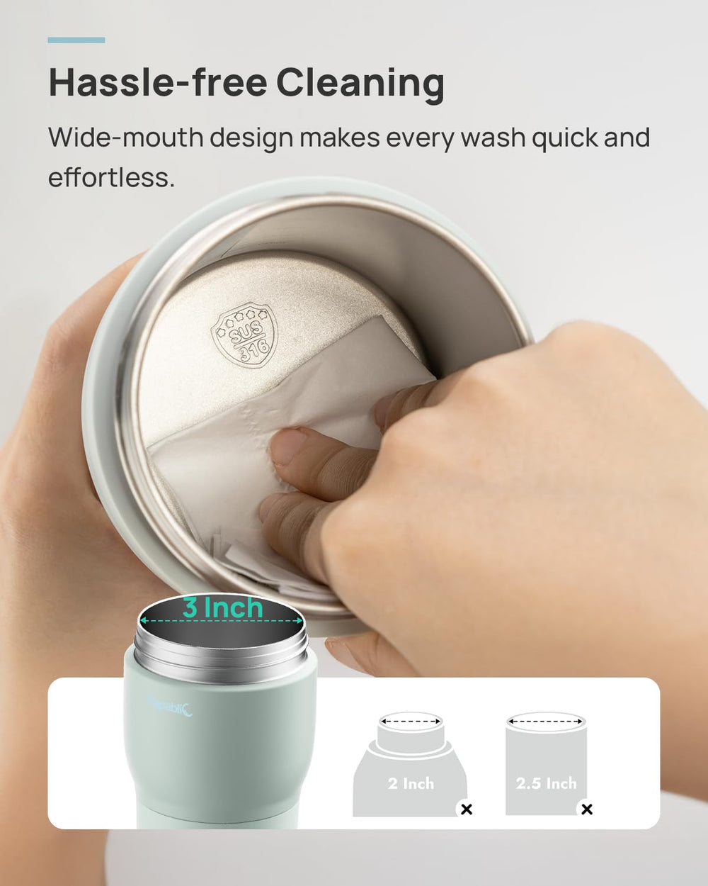 Papablic Pro keep-warm feature maintains temperature up to four hours